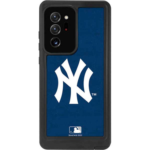 MLB New York Yankees - Solid Distressed Galaxy Note20 Ultra 5G Waterproof Case